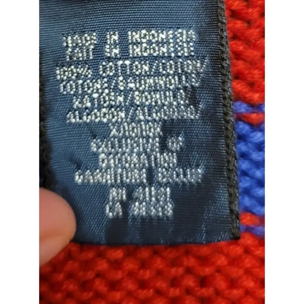 VTG Ralph Lauren Boys Quarter Zip Sweater S Preppy EUC